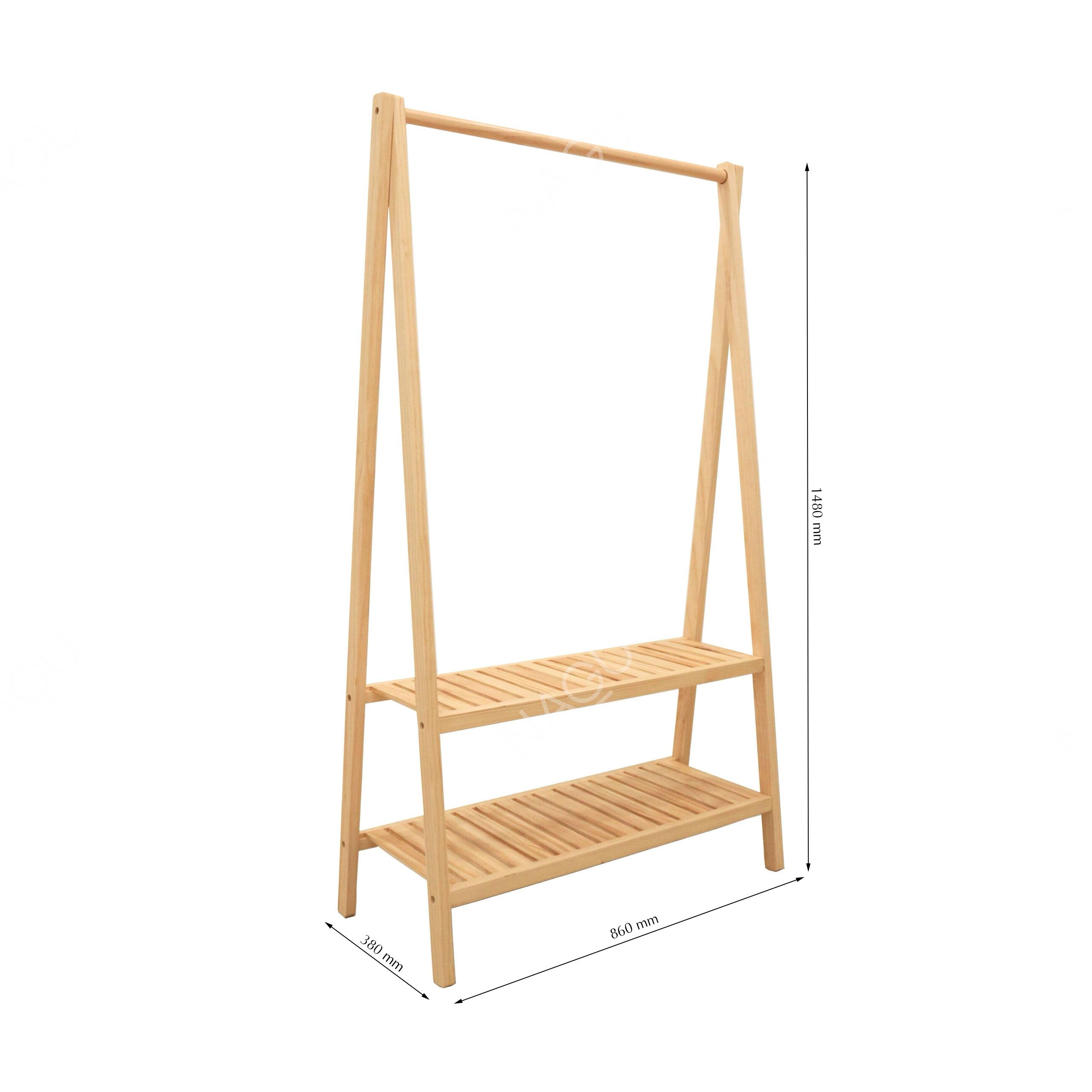 NAGU Kệ Gỗ Treo Đồ Chữ A ( A Hanger 2F)