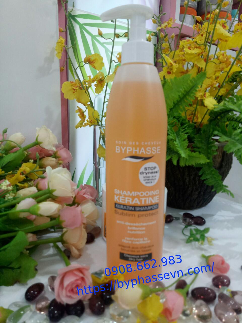 [HCM]Dầu gội Byphasse Keratin 520ml TÂY BAN NHA