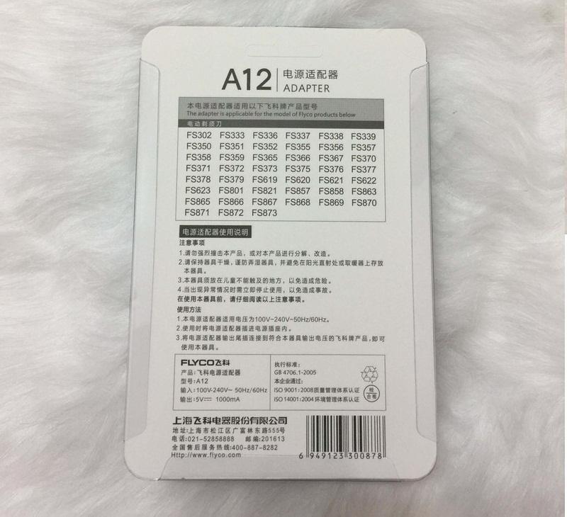 Dây Sạc Máy Cạo Râu Flyco A12