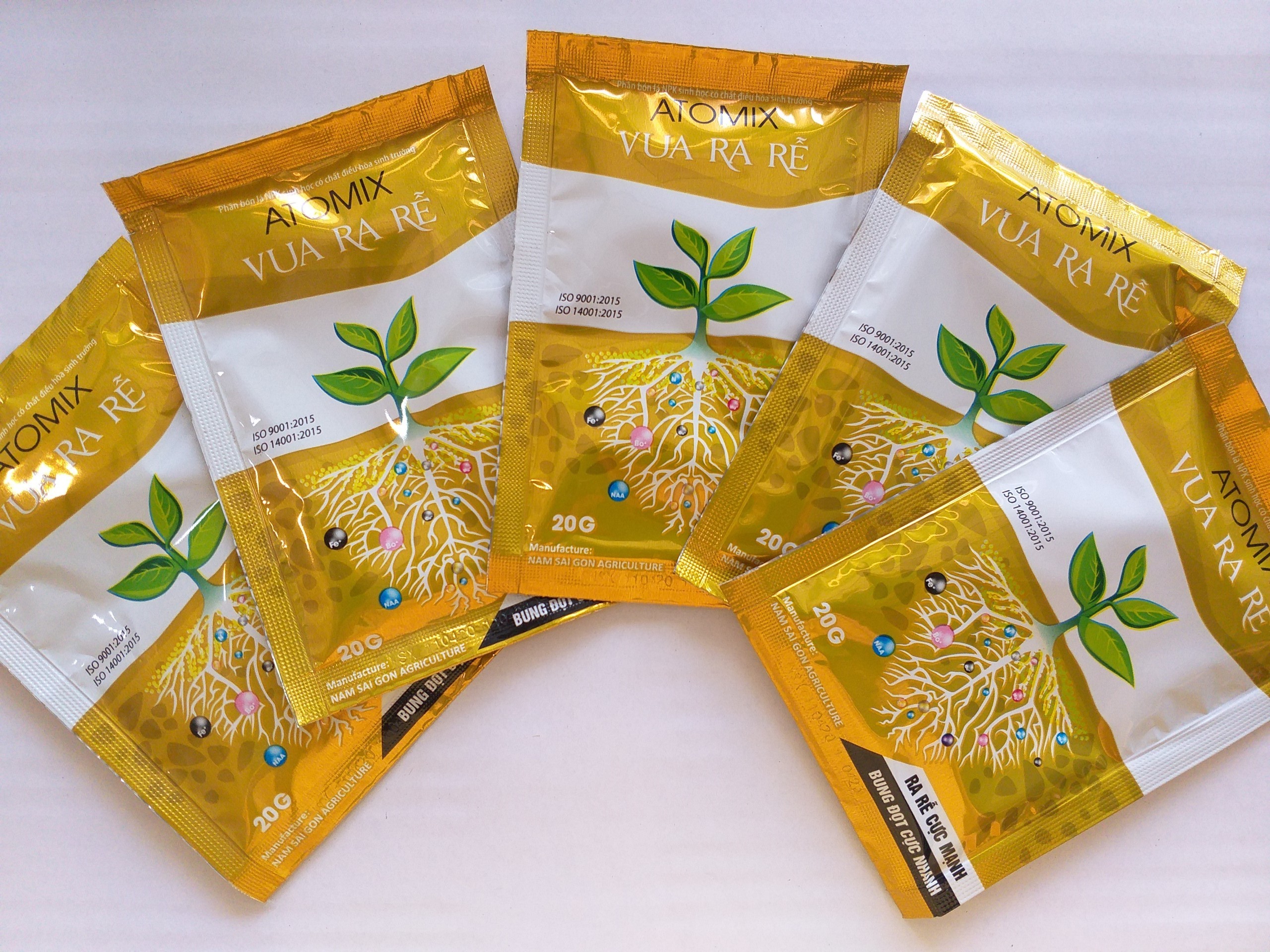Phân bón lá NPK sinh học - ATOMIX - 20g - atomix20g