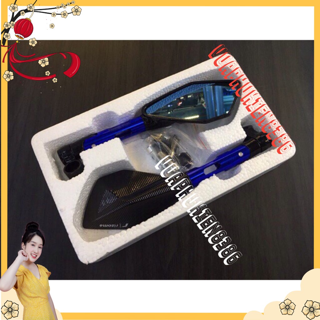 [GIÁ 1 ĐÔI] Cặp gương RIZOMA 5 MÀU XANH