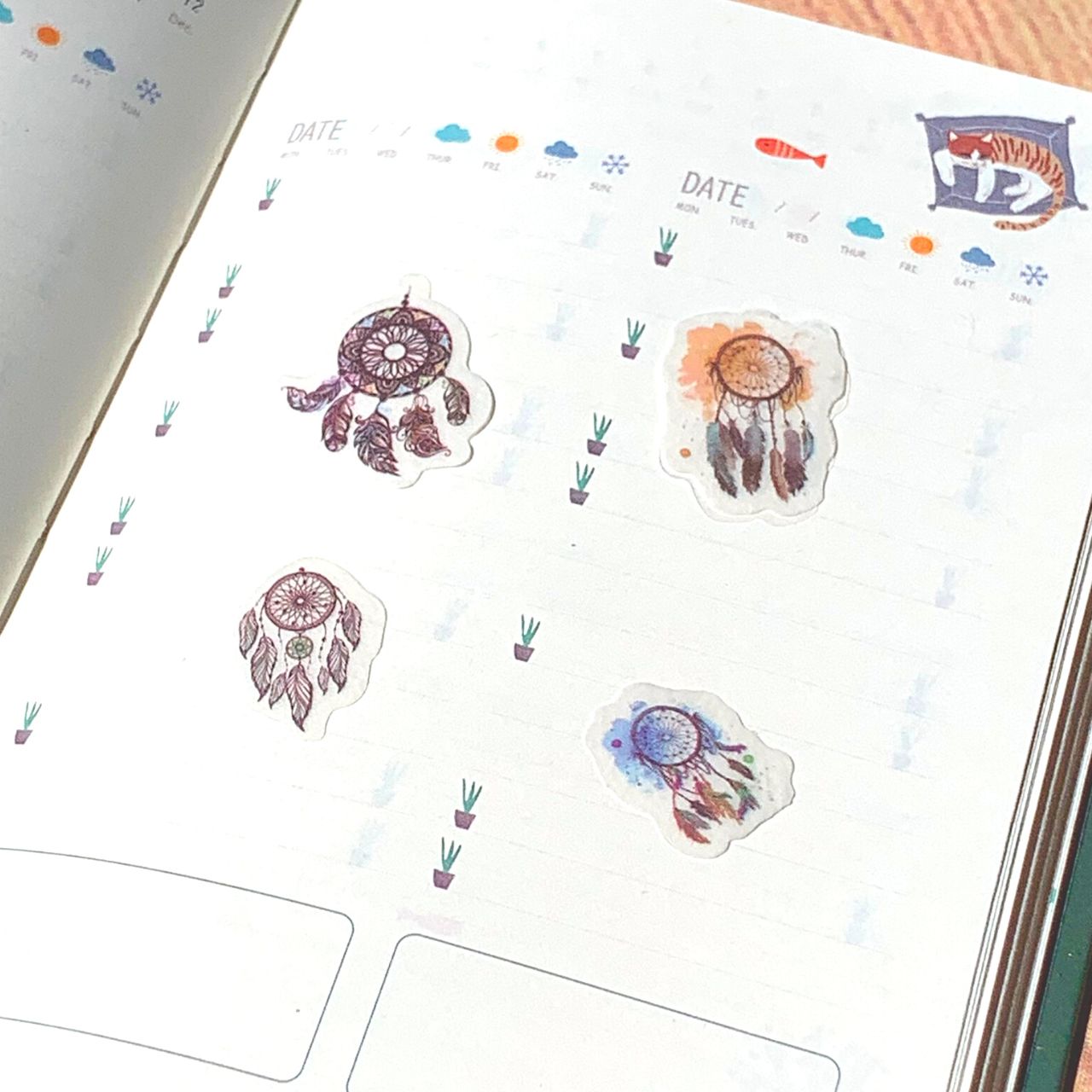 [HCM]Bộ 32 Sticker Hình Dán Mini Dreamcatcher