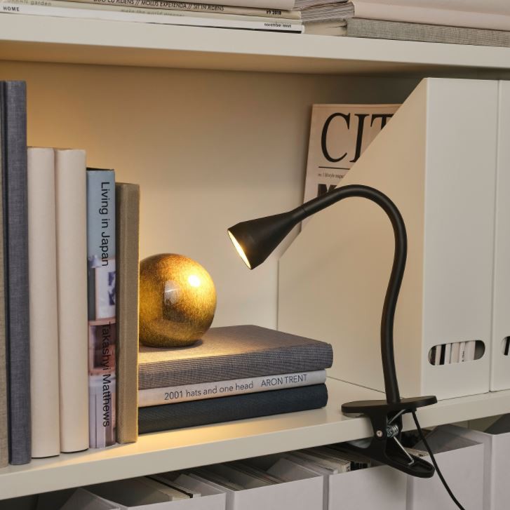 Đèn kẹp đọc sách đèn làm việc đèn led siêu bền IKEA Navlige