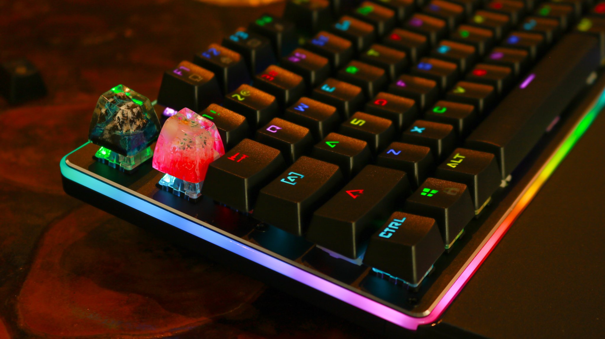 Bàn phím cơ E-DRA EK308 RGB ( Switch quang chống nước, LED RGB BH 2 năm)