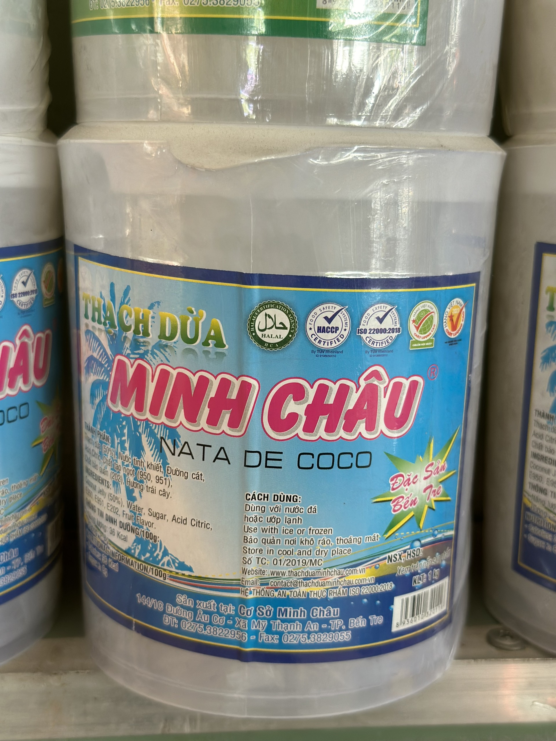 Thạch dừa Minh Châu ca 1kg - Đặc sản Bến Tre
