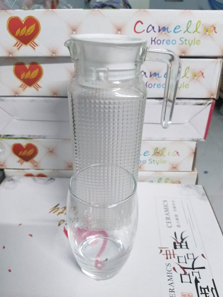 Bộ Bình Cốc Thủy Tinh 1.1 lít - 2 MÓN