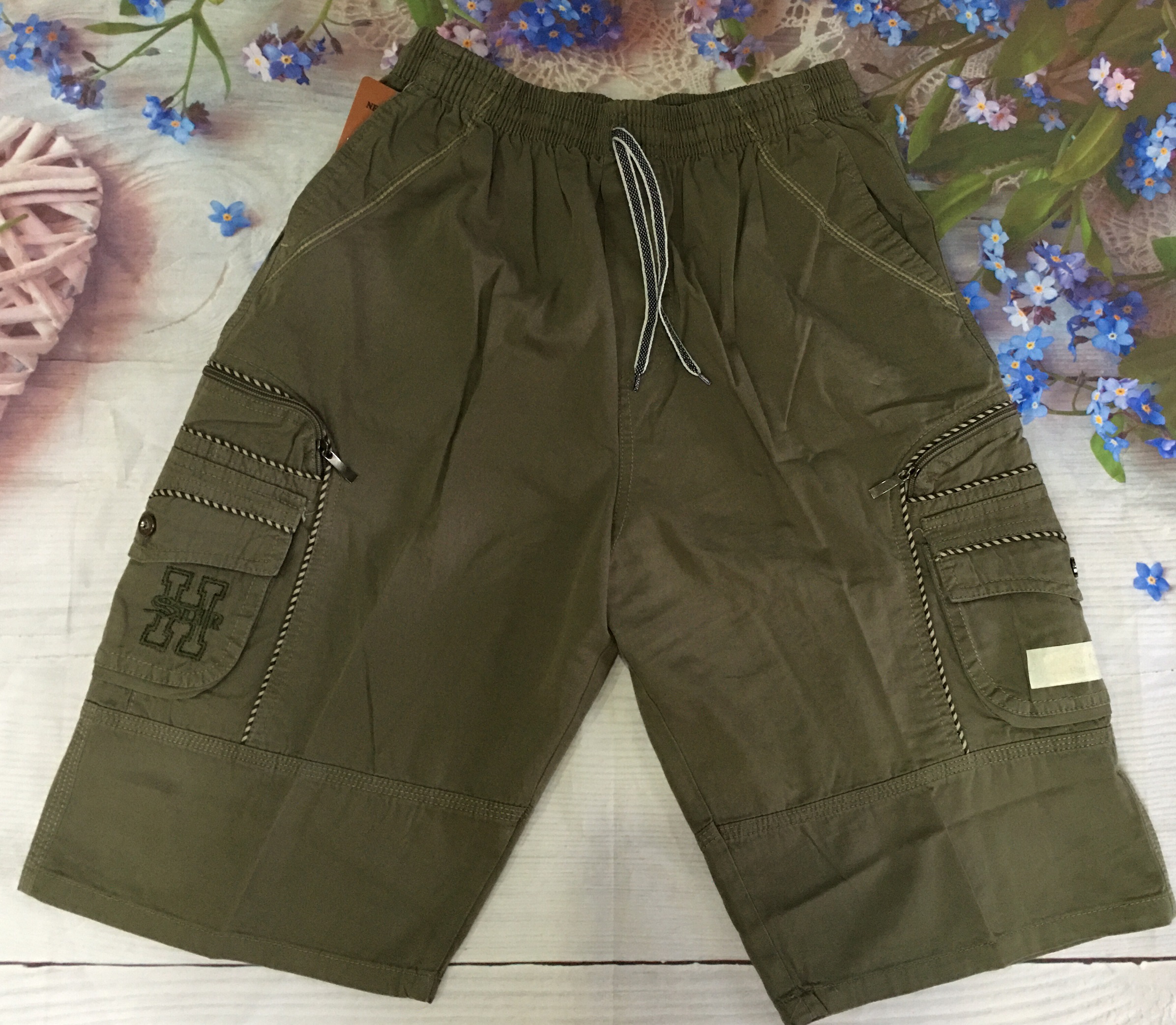 Quần KaKi Lửng  Nam Lưng Thun Túi Hộp