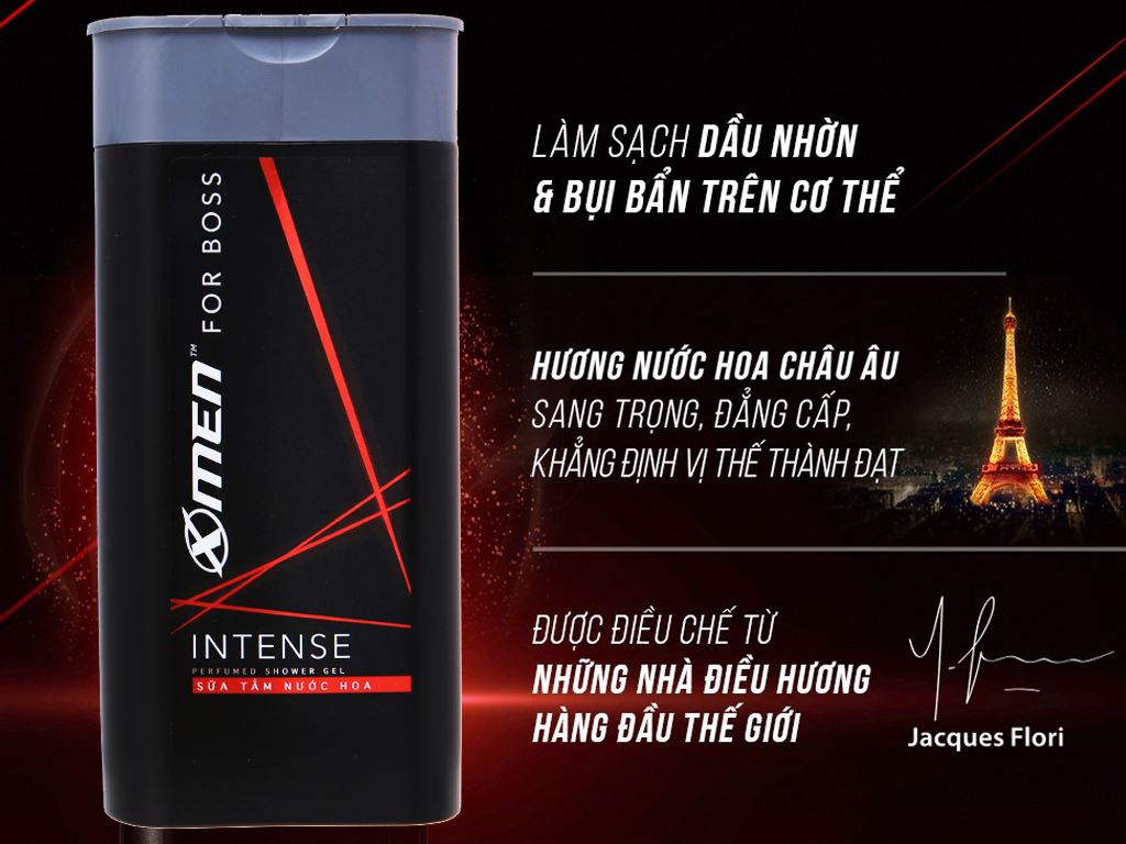 Sữa tắm nước hoa X-Men For Boss Intense 380g