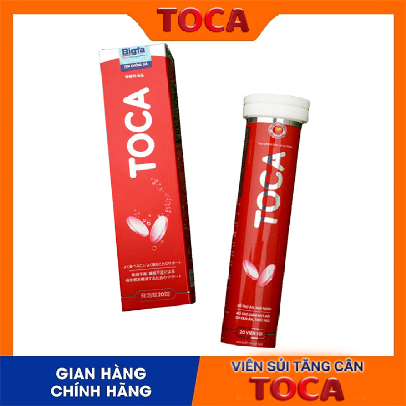Viên Sủi Tăng Cân TOCA Chính Hãng - Ăn Ngon, Ngủ Ngon