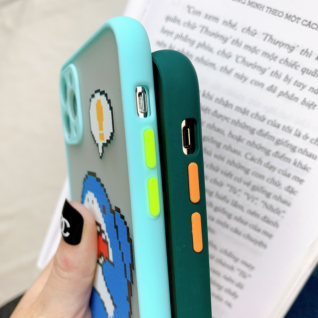 Ốp Lưng Nhám Chống Sock Va Đập Bảo Vệ Camera Happy Everyday