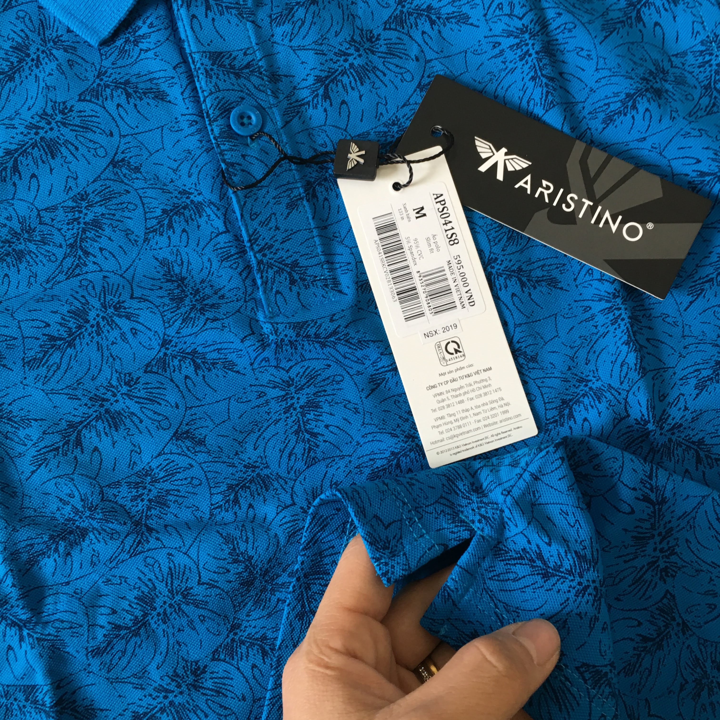 Áo polo nam Aristino APS041S8-SLIM FIT