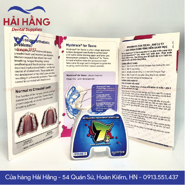 Hàm chỉnh răng Trainer Myobrace T2 for Teens
