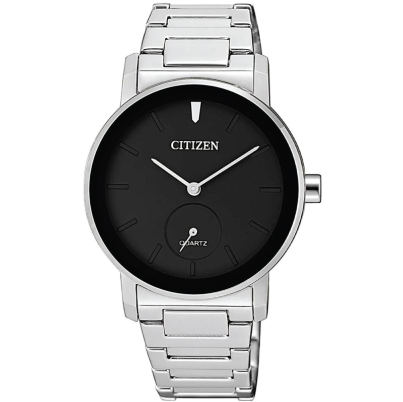 [HCM]Đồng hồ Nữ Citizen EQ9060-53E Mặt đen dây kim loại kính cứng - Máy pin