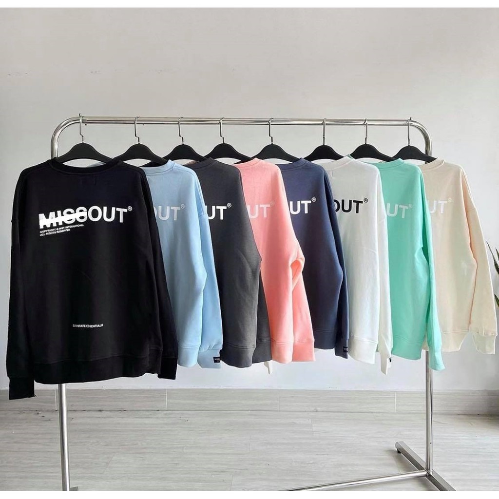 [HCM](FULL TEM TAG) ÁO SWEATER Missout Basic unisex nam nữ