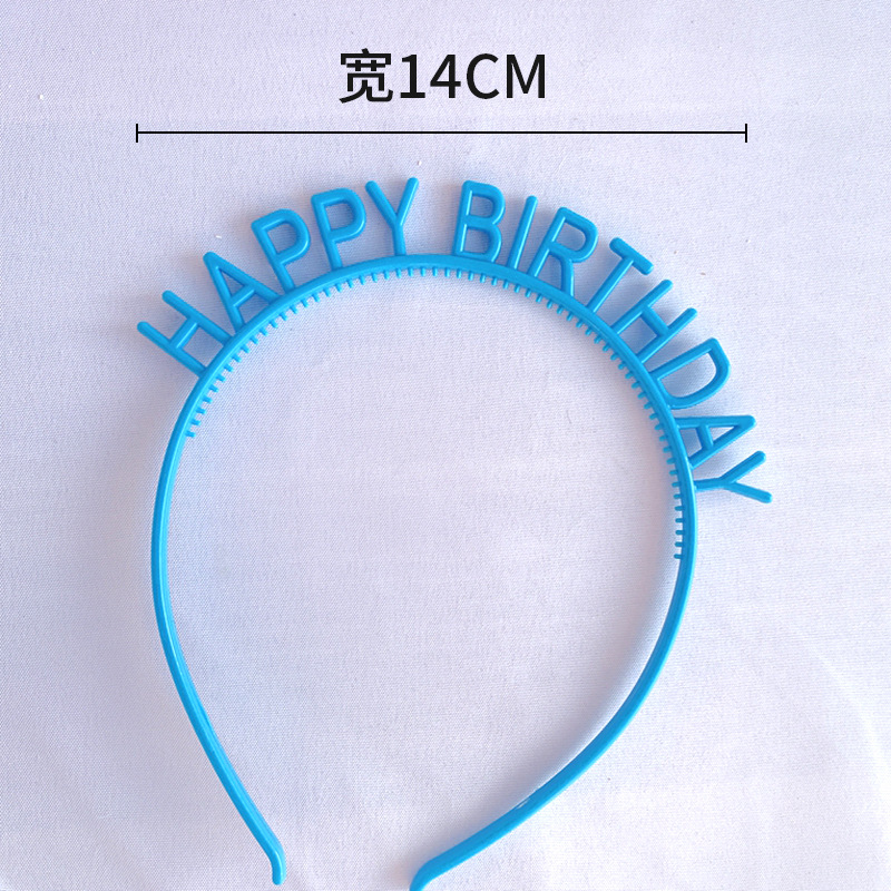 Bờm cài tóc chữ happy birthday