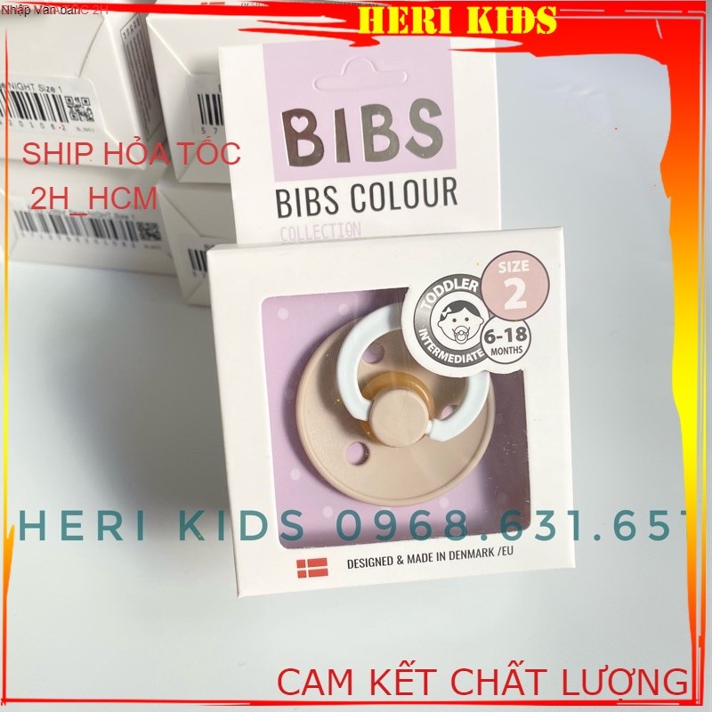 TI GIẢ BIBS, TI NGẬM BIBS CHÍNH HÃNG cho bé, TẶNG KÈM NẮP TRỨNG