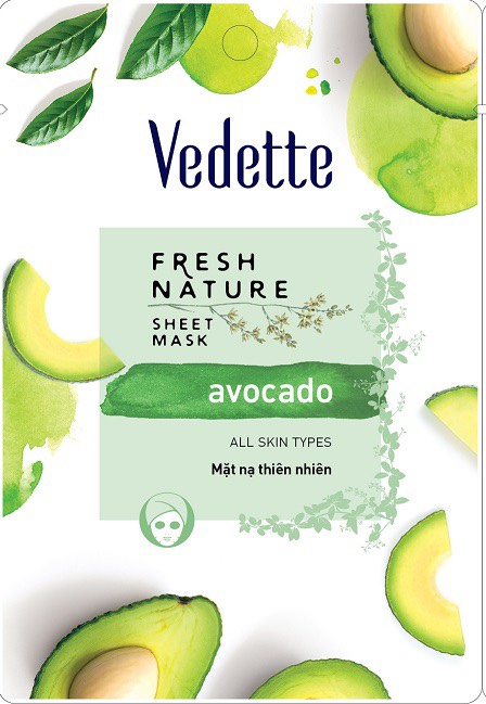 Mặt nạ Vedette thiên nhiên Bơ 22ml