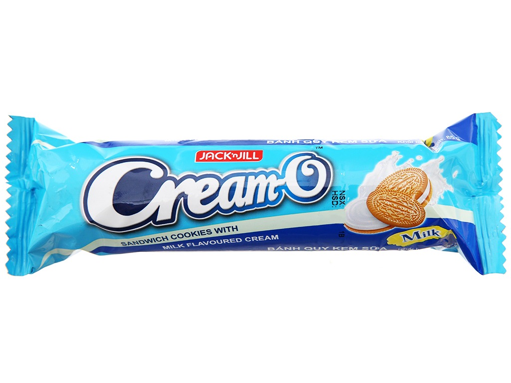 Bánh Quy Cream-O Kem Sữa (Cây 85g)