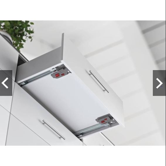Ray âm giảm chấn mở 3/4 Hafele chính hãng