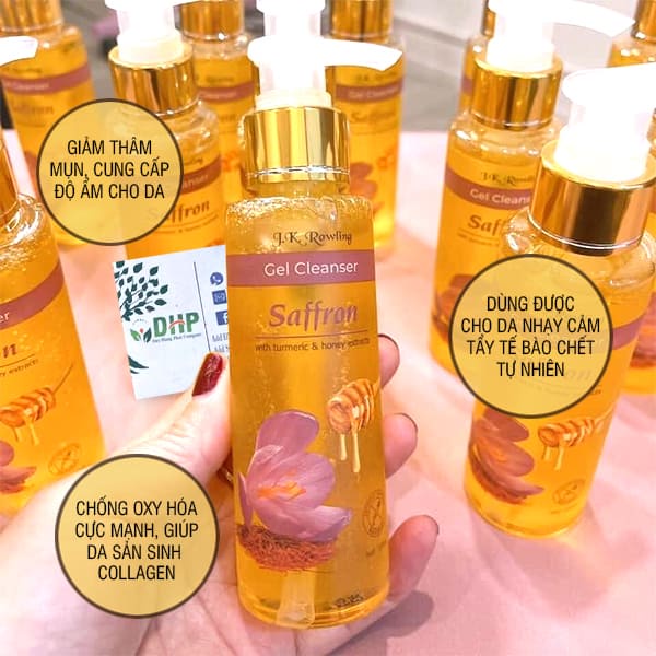 Sữa Rửa Mặt Cao Cấp Dạng Gel Saffron