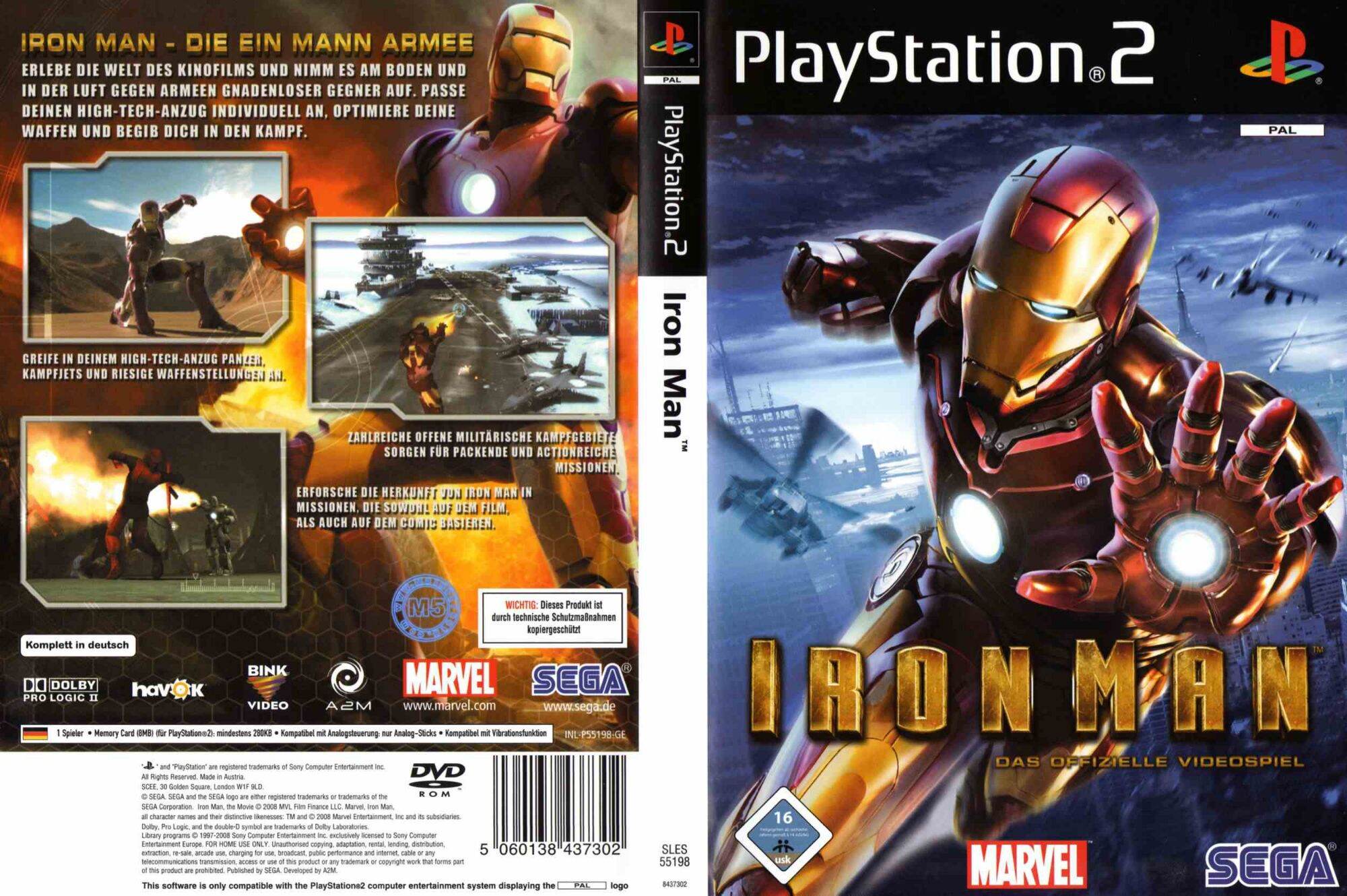 Game ps2 marvel người sắt