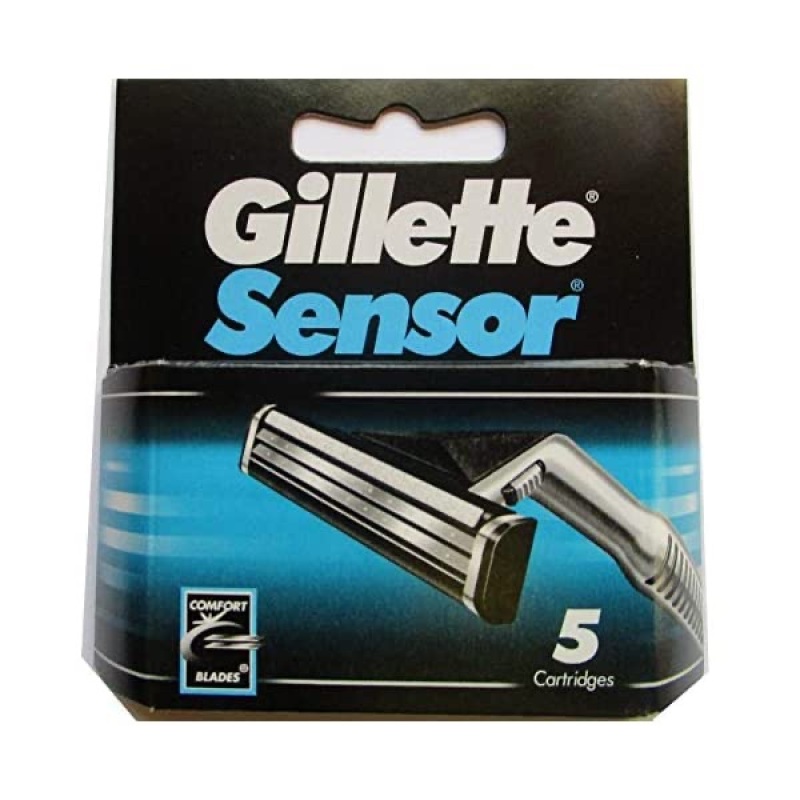 Lưỡi dao cạo râu Gillette Sensor Excel (1 hộp/ 5 cái) cao cấp