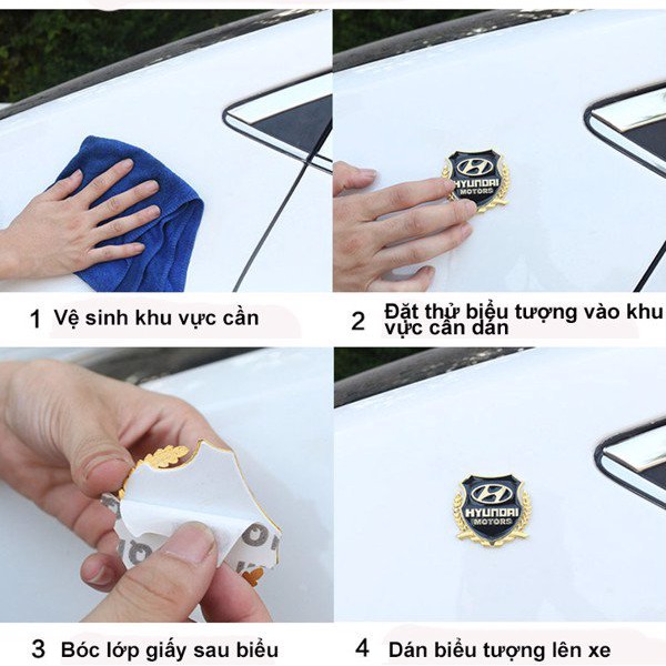 [Mã ICB0511 giảm 25% đơn 50K] Bộ 2 Logo dạng Bông lúa theo xe Suzuki