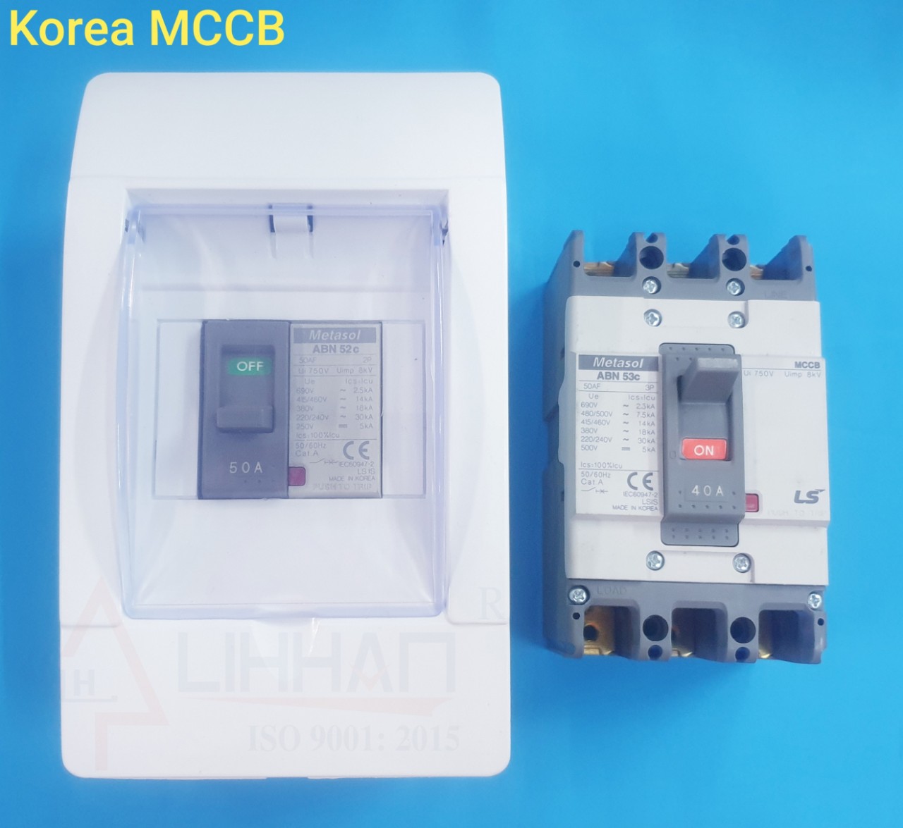 Cb có nắp - cb korea mccb