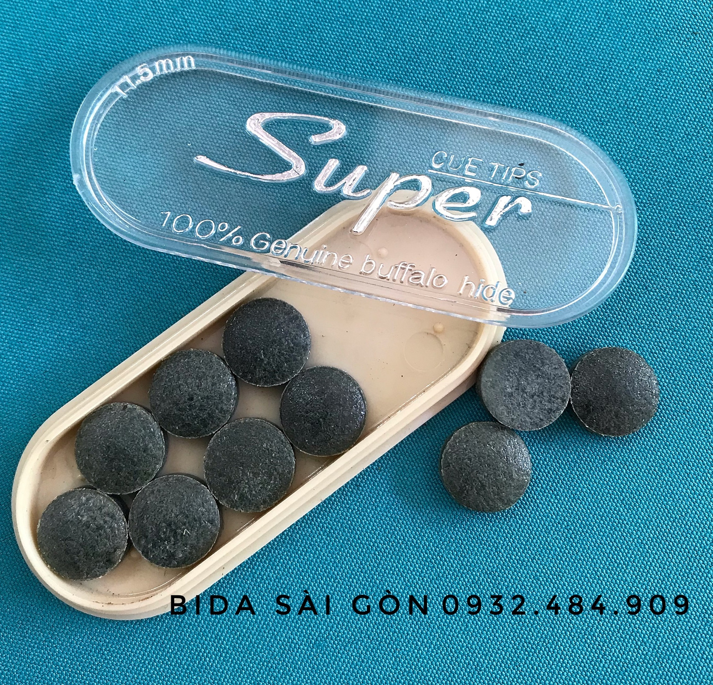 Vĩ 10 viên đầu cơ Bida Super 11,5mm