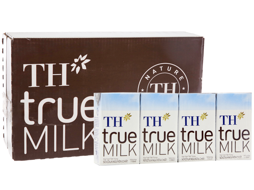 Lốc 4 Hộp Sữa TH True Milk Socola 110ml