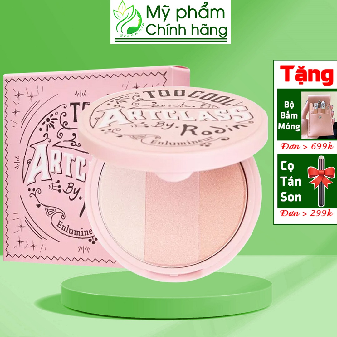 Phấn Bắt Sáng Highlight Too Cool For School Art Class By Rodin Highlighter Màu 01 Glam Màu 2 Luminous