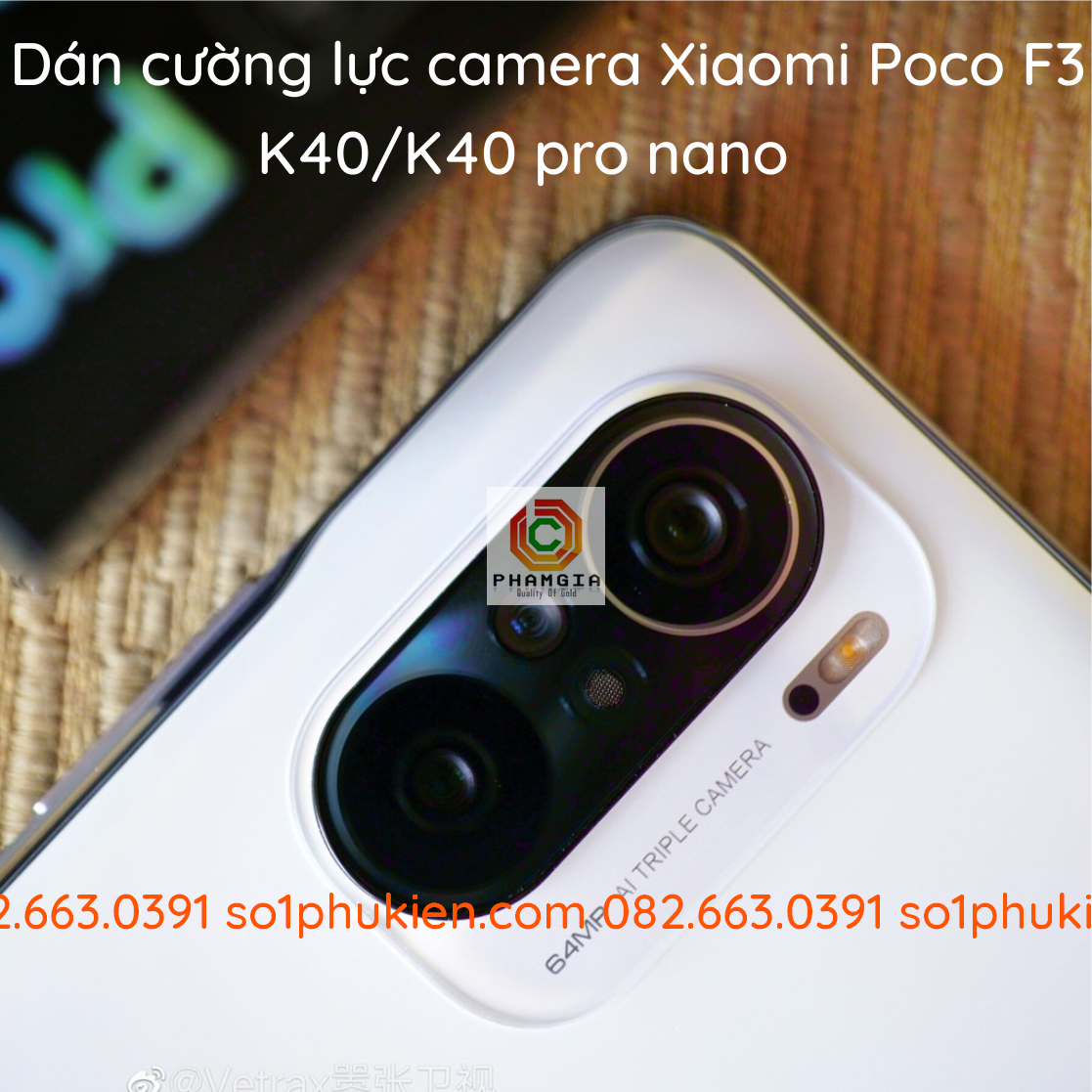 Cường lực camera xiaomi poco f3 / k40 / k40 pro nano bảo vệ cam