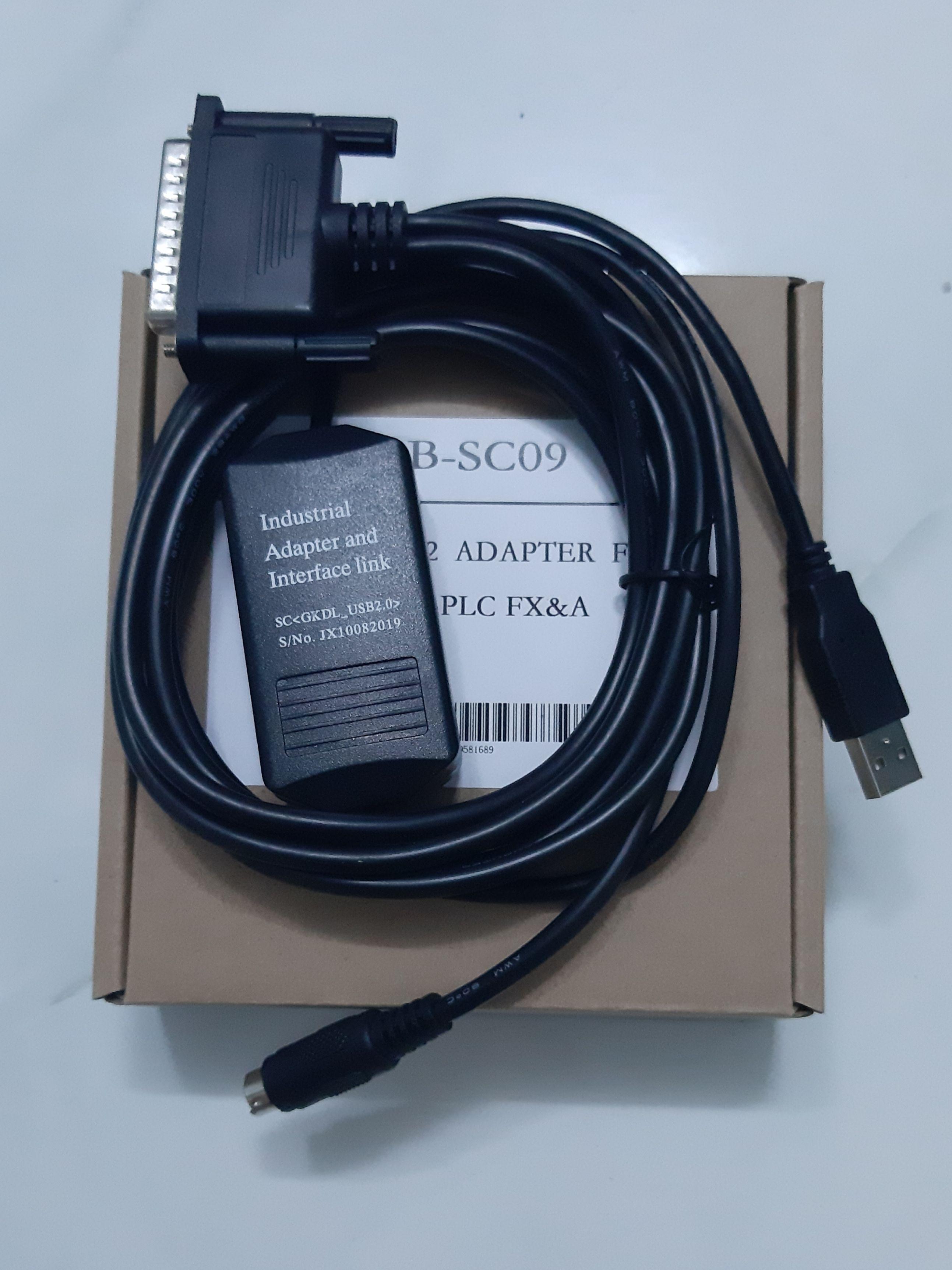 [HCM]Cáp lập trình USB-SC09 cho PLC Mitsubishi FX A