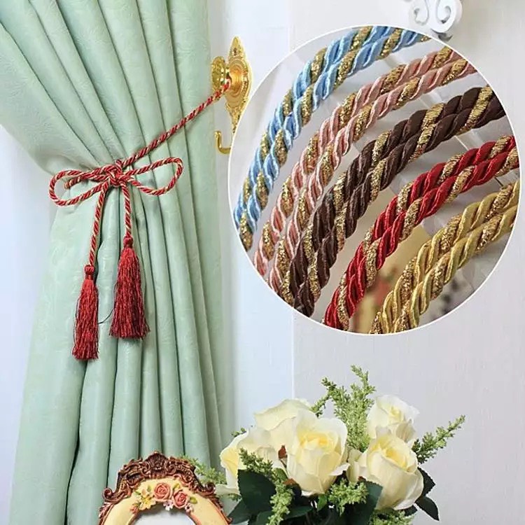 Dây cột rèm cửa sổ trang trí decor , dây buộc màn cửa chính Vuaremgiasi