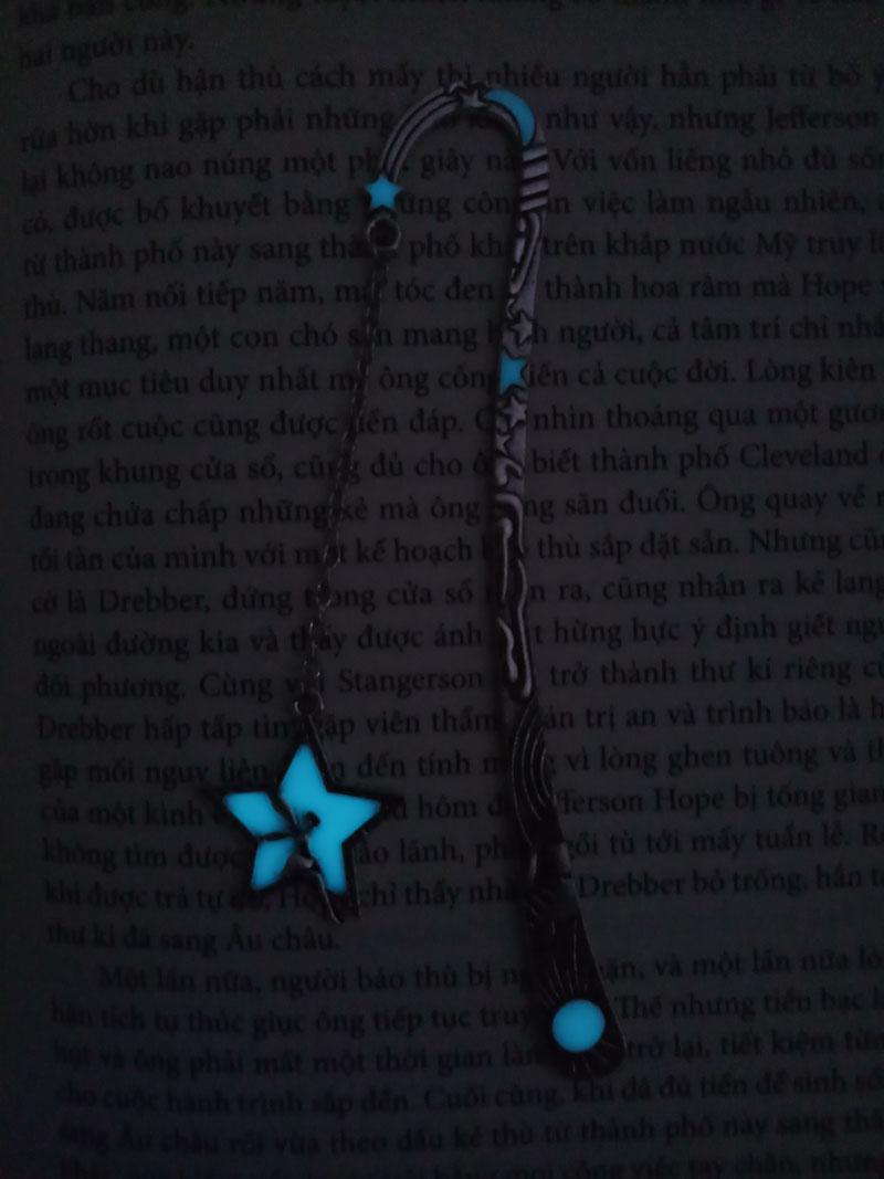 Kẹp sách bookmark dạ quang Cô tiên