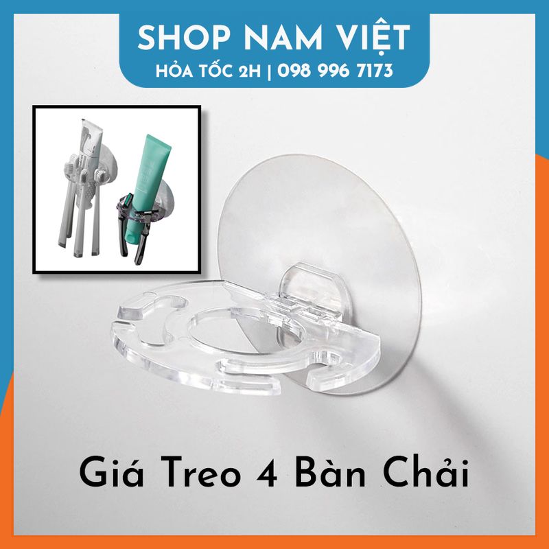 Miếng dán đỡ dây điện, bàn chải đánh răng, móc dán tường