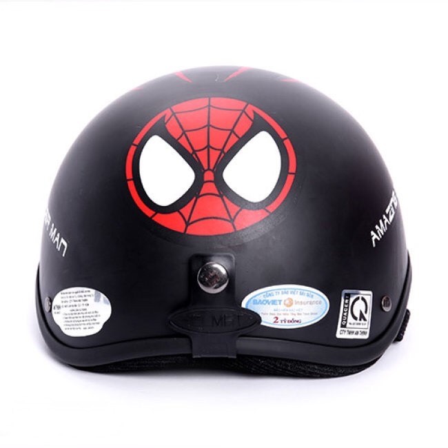[HCM]Hàng công ty : Mũ phượt Spidermen kèm mui
