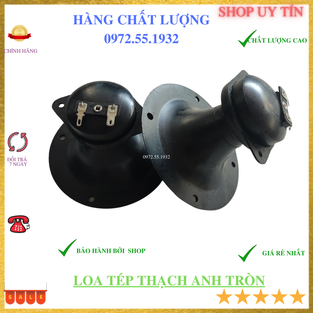 Loa treble thạch anh tròn - giá 2 chiếc