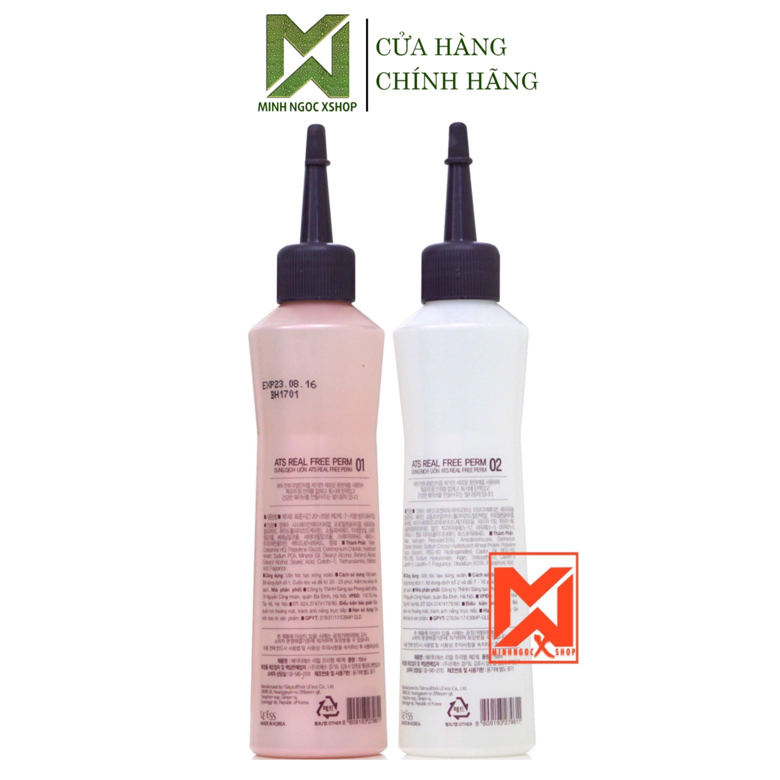 Uốn lạnh không mùi ATS Real Free Perm 150ML