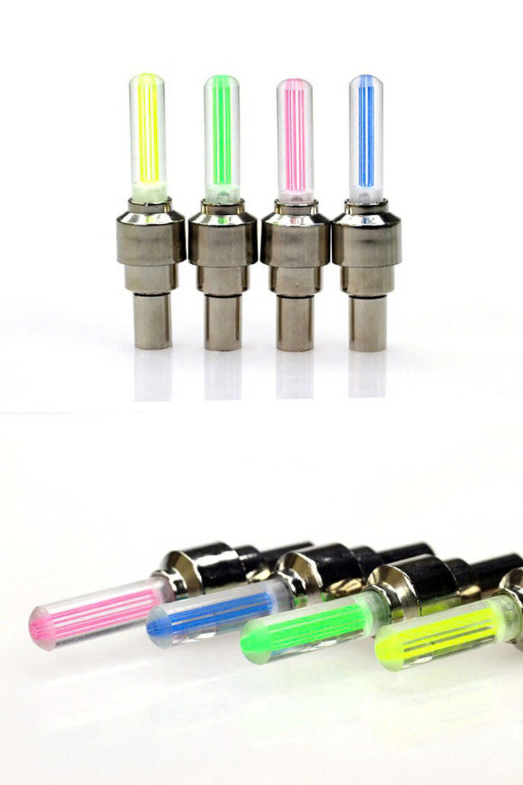 Bộ 2 Đèn Led Gắn Van Xe Hình Trụ Cao Cấp