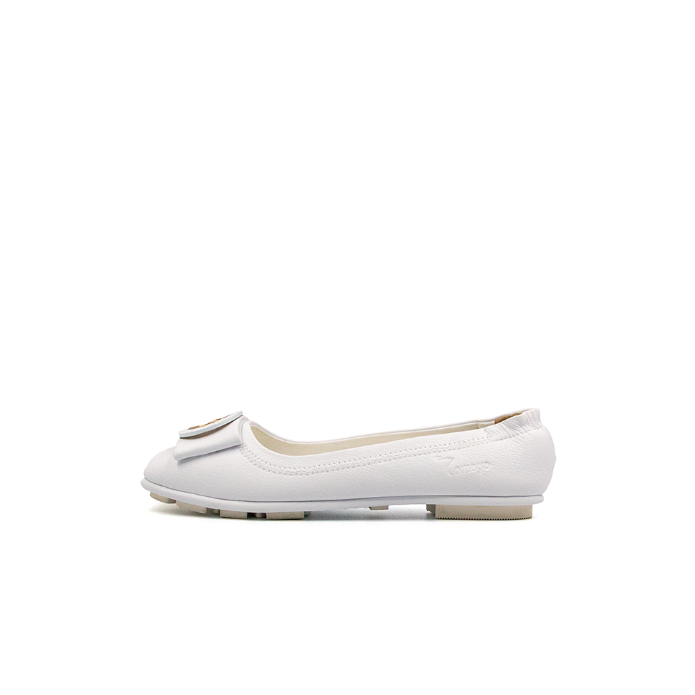 SIÊU SALE 6.6 | Giảm 30% đơn 199k - Giày Búp Bê Phối Khoá Da Micro Siêu Nhẹ Tomoyo TMW32107