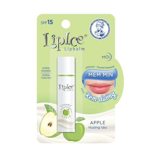 Son dưỡng không màu Lipice Mentholatum 4.3g - 5 mùi hương giúp môi căng mọng mềm mịn hết khô nẻ (Natural - Hương tự nhiên)