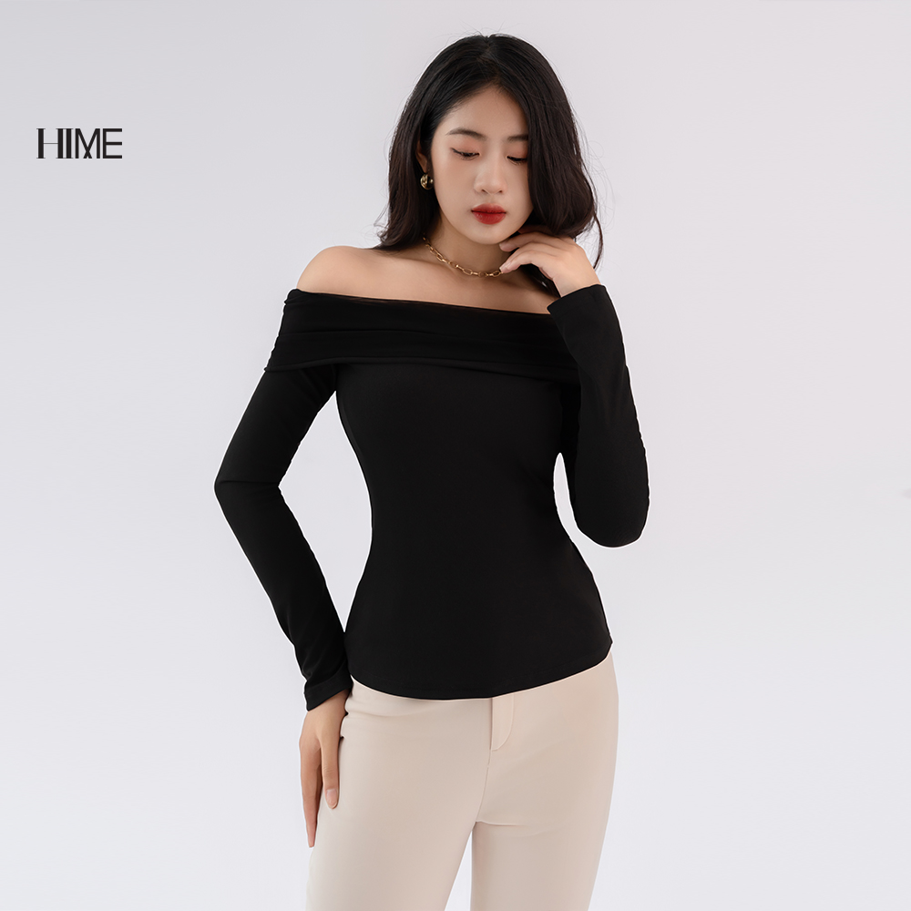 Áo thun trễ vai HIME H363BF1A2323