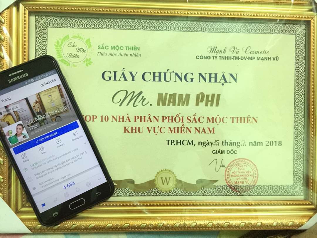 Bột Rửa Mặt Sắc Mộc Thiên Linh Chi Mộc Chính Hãng