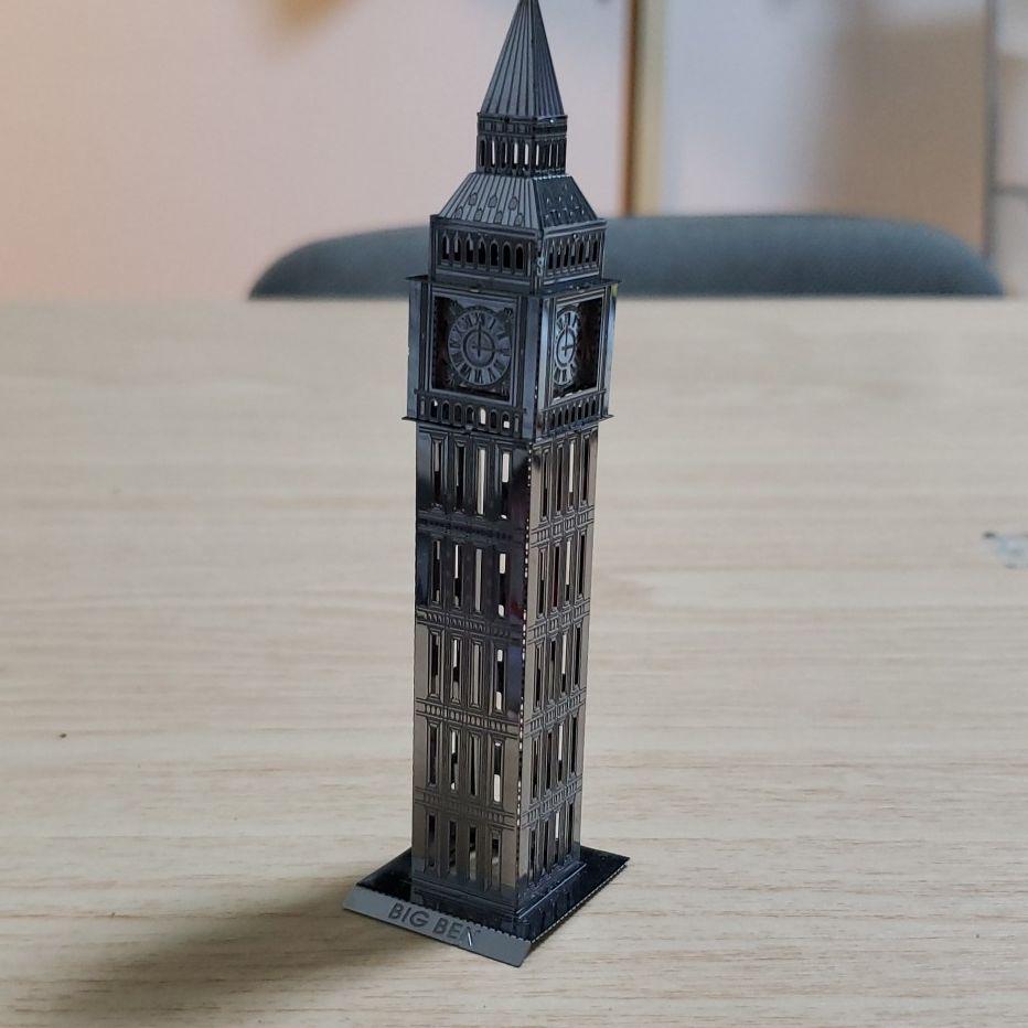 Mô Hình 3D Kim Loại Lắp Ráp Tháp Đồng Hồ Big Ben [Chưa Lắp]