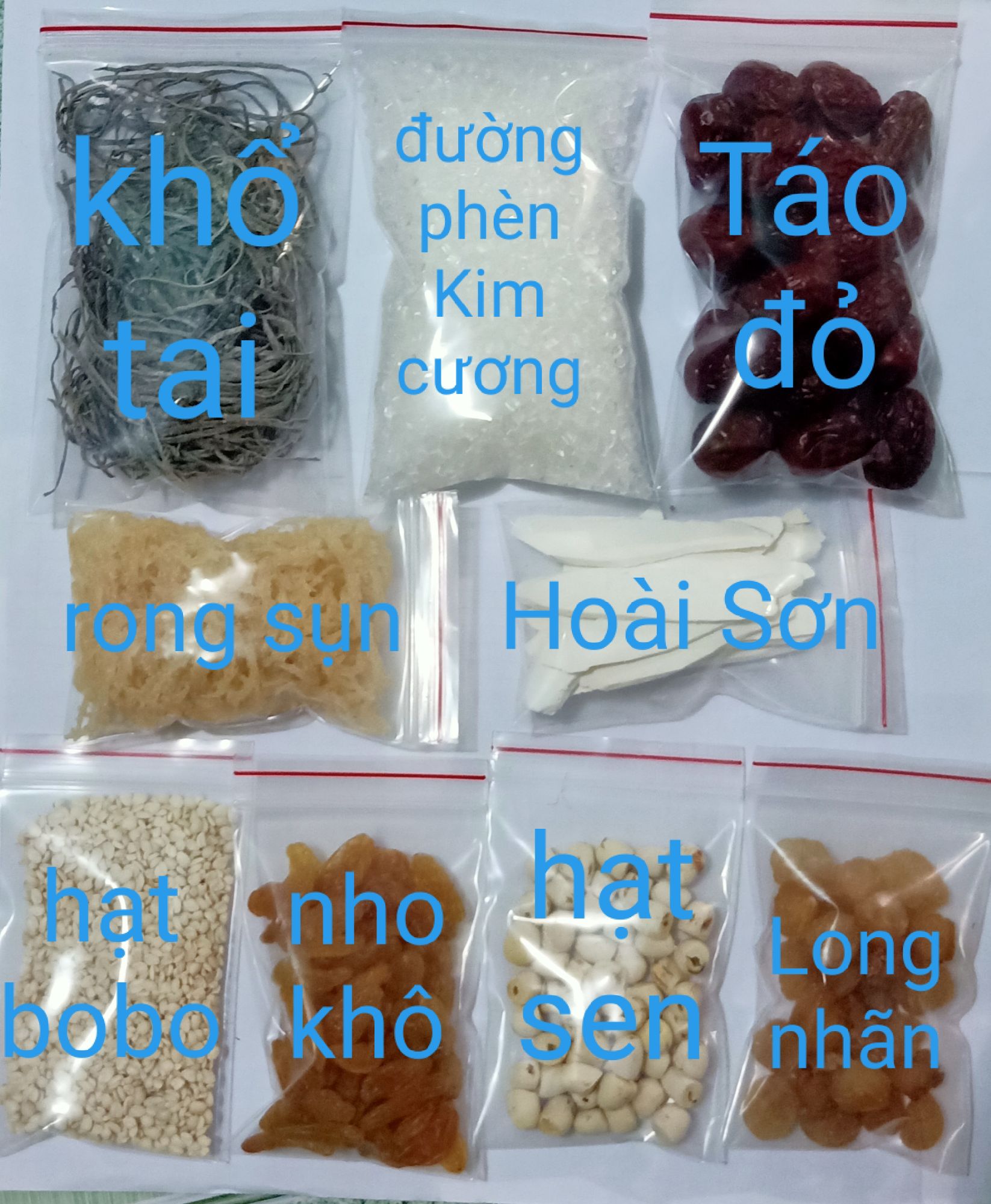 Combo 2 sét sâm bổ lượng 1kg