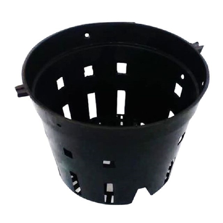 5 chậu nhựa đen trồng Lan phi 14cm