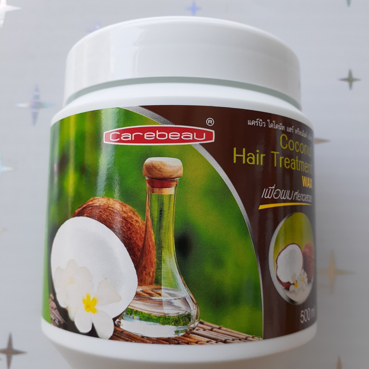 Kem ủ tóc Carebeau Thái Lan tinh chất dừa non siêu mềm mượt 500ml