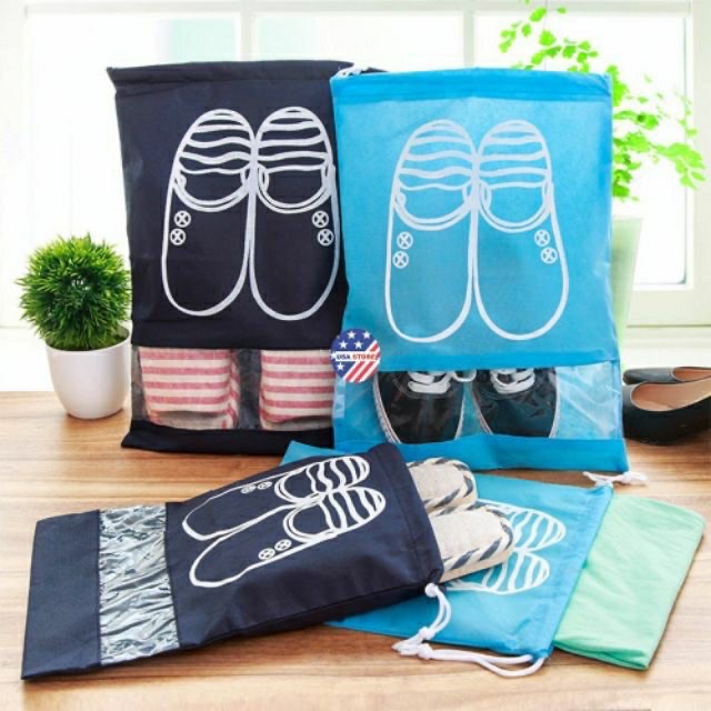 Túi Đựng Giày Dép Có Dây Rút Kích Thước 40×30Cm
