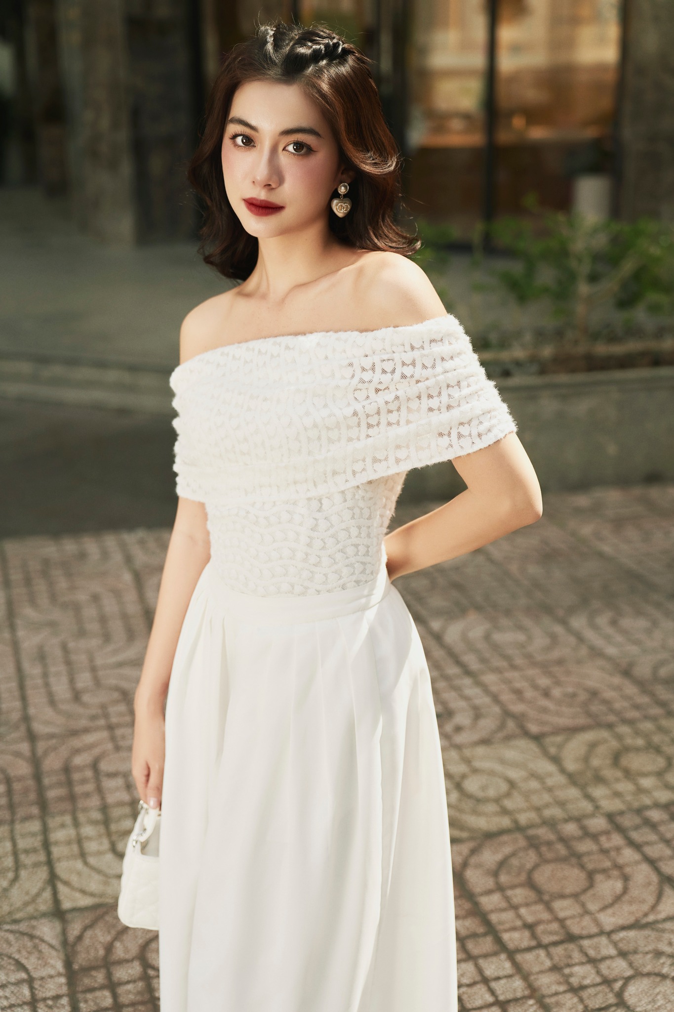 Voucher siêu sale 15% OLV - Áo Savana Off Shoulder Top